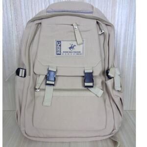 Beverly Hills Polo Club BHPC Backpack Tan Cushioned‎ Straps